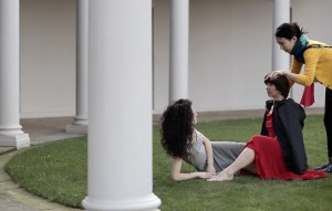 dancers Monica Brunello and Justyna Sochaj